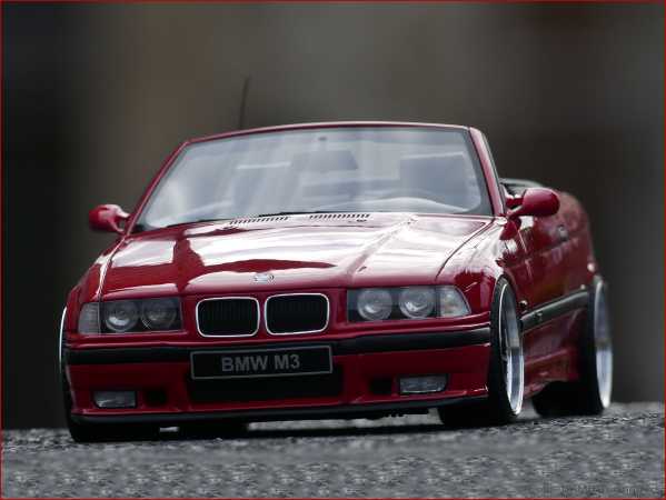 1:18 BMW E36 M3 Cabrio Hartge Design Convertible 1995 inkl OVP
